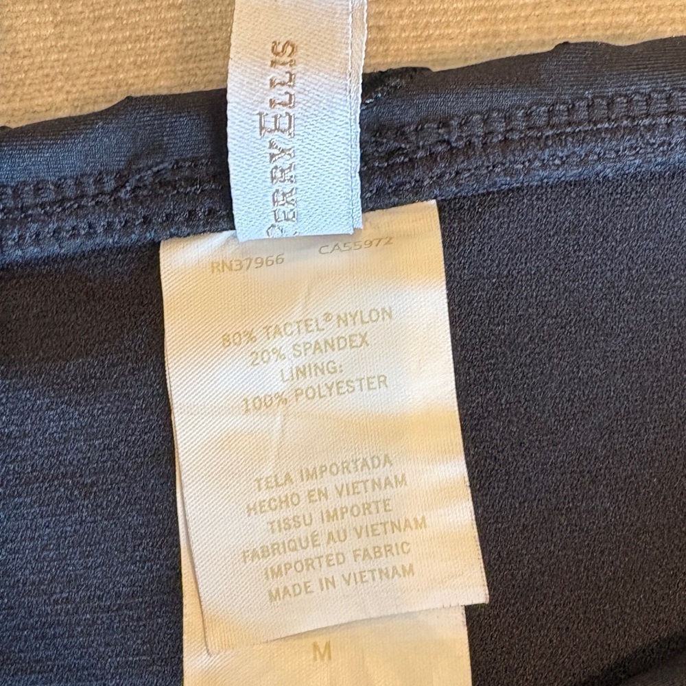 Perry Ellis Two Piece Black Embroidered Bandeau Swimwear - Picture 4 of 4